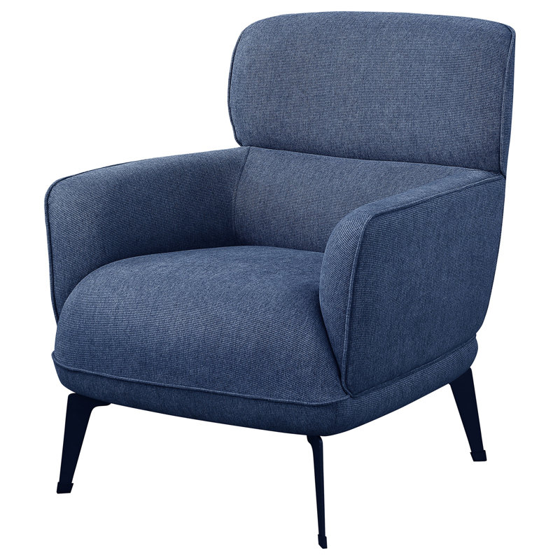 Joshual CAL117 Compliant 30.50'' Wide Armchair, Blue Chenille