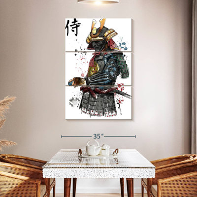Aquarelle Mait Samurai