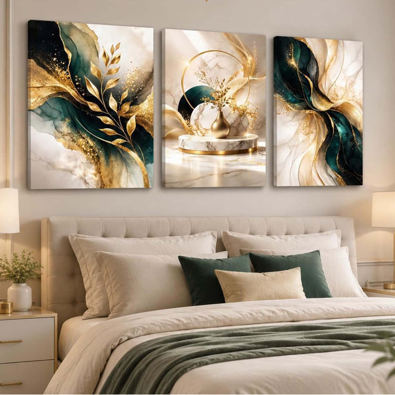3 Piece Wrapped Canvas Wall Art