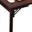 Bureau d'ordinateur pliable en bambou avec armoire de rangement cachée Wousoe -775576768