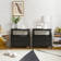 Areebe 2 - Drawer Nightstand with Pull-Out Storage Tray  and Built-In Outlets