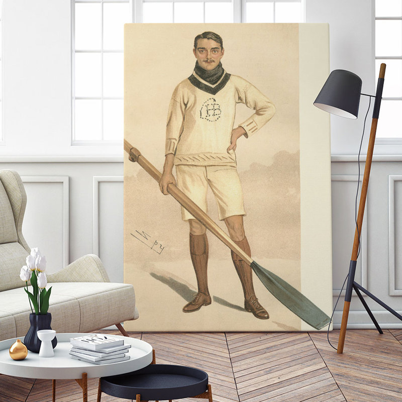 "Vanity Fair aviron" par Spy-unframed, reproduction d’art sur toile, H 72 po x l 48 po x P 1,5 po