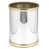 Chrome poli / Bordure laiton