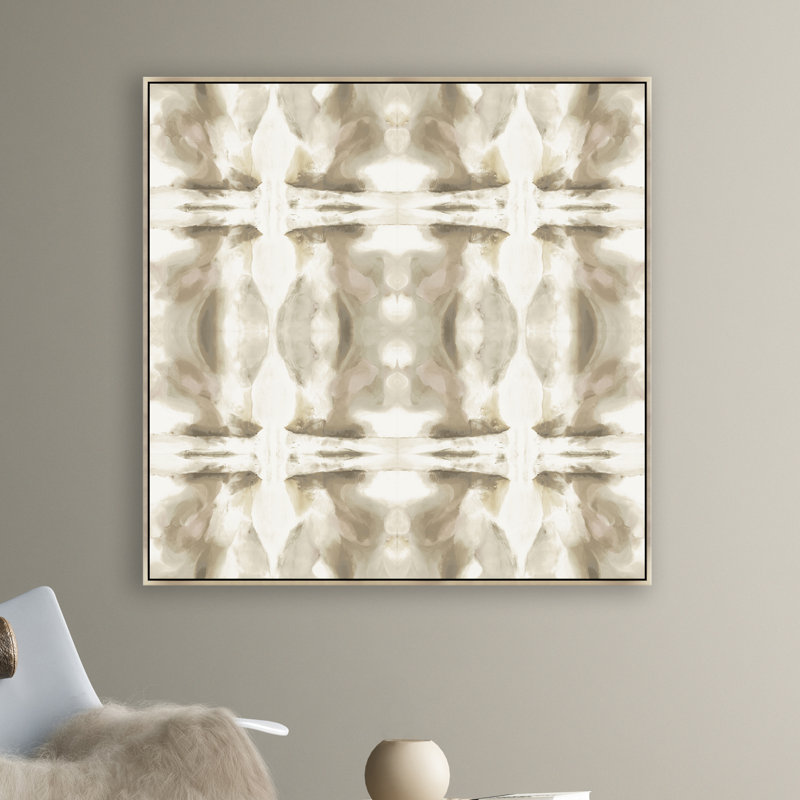 Decalcomanie VIII Print by Giselle Kelly, 25.5" H x 25.5" W x 1.5" D, Image Gel Brush