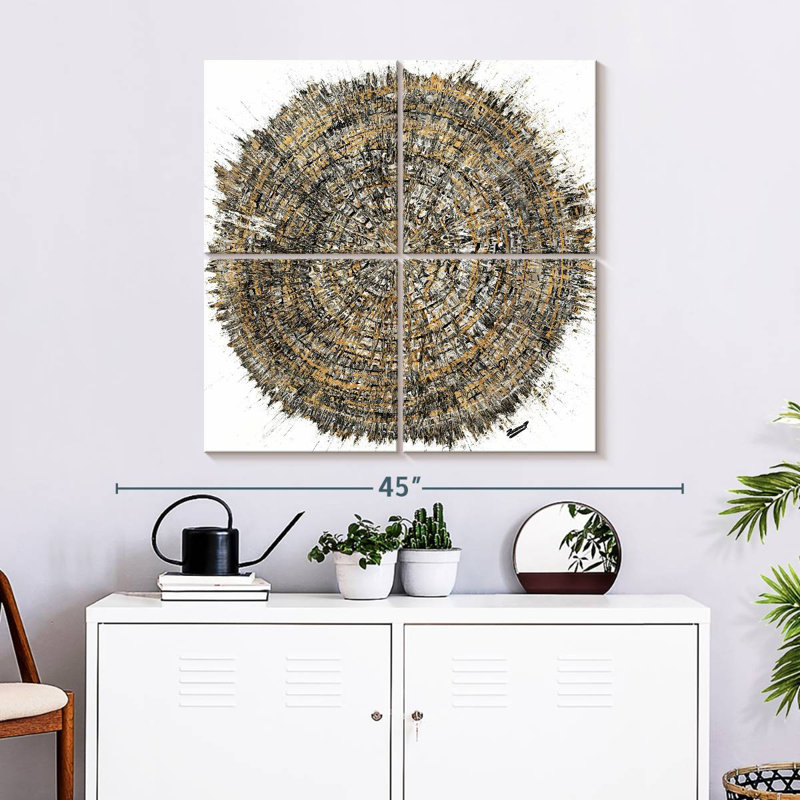 Avery Mysterious Tree Ring, 32" H x 32" W