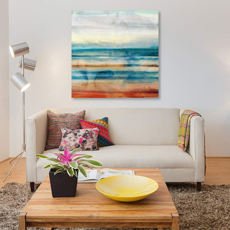 « crossing », impression sur toile, H 12 po x l 12 po x P 0,75 po, Toile tendue, Pas de tapis