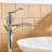 Waterfall Single Hole Single-Handle Vessel Bathroom Faucet.-107663627