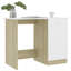 Bureau d'ordinateur avec tiroir en bois d'ingénierie-990094161