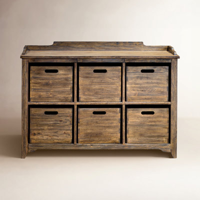 Cathryn Solid Wood 6 - Drawer Accent Chest