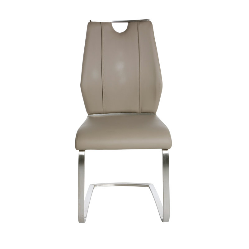 Chaise d'appoint rembourrée Gingerich, Taupe