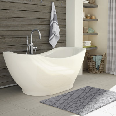 Dundarave 65.25'' x 32'' Freestanding Soaking Acrylic Bathtub