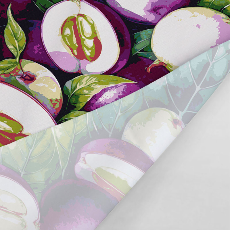 Tapisserie murale «Fruit mangoustan», 51 po x 60 po