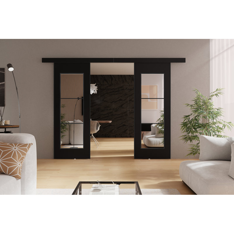 DOOR TORI 2, Black, 154cm x 205cm