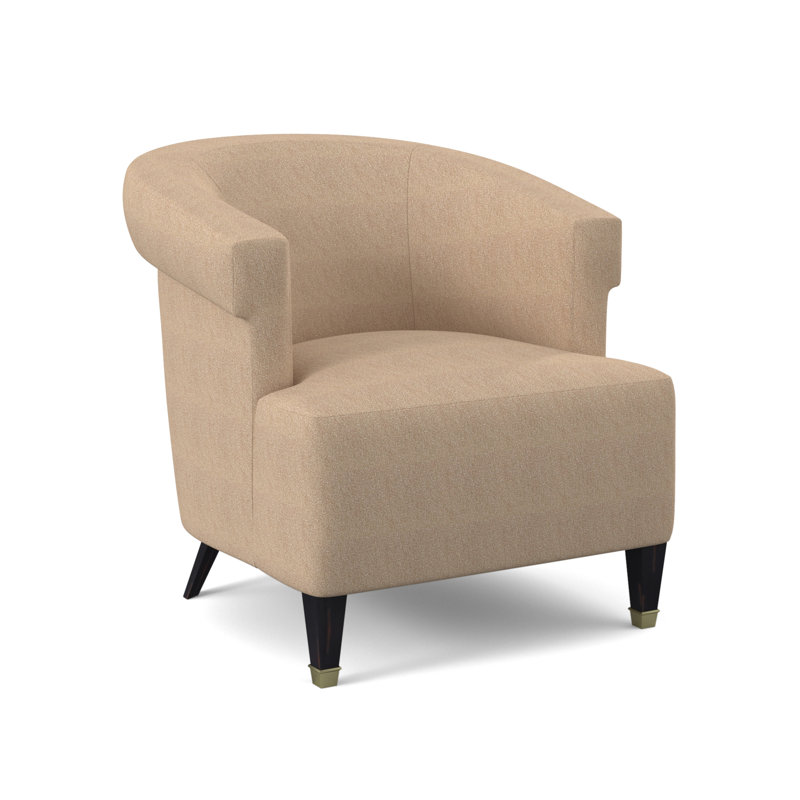Fauteuil large de 30,5 po Madame, Blé Maya, Ébène vintage