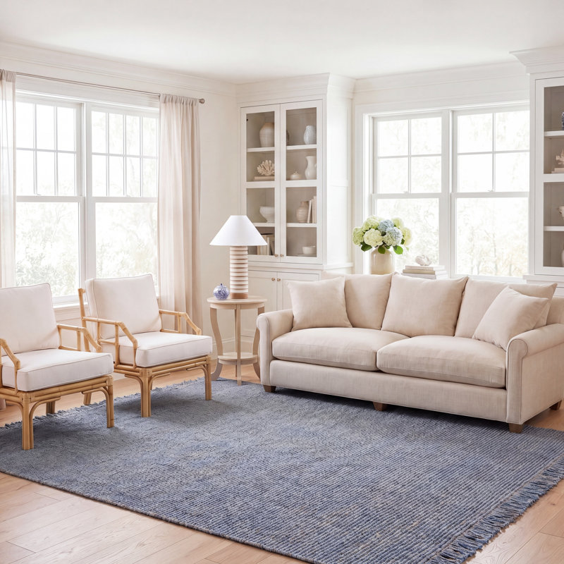 Natural Fiber 842 Area Rug In Navy, Rectangle 8' x 10'