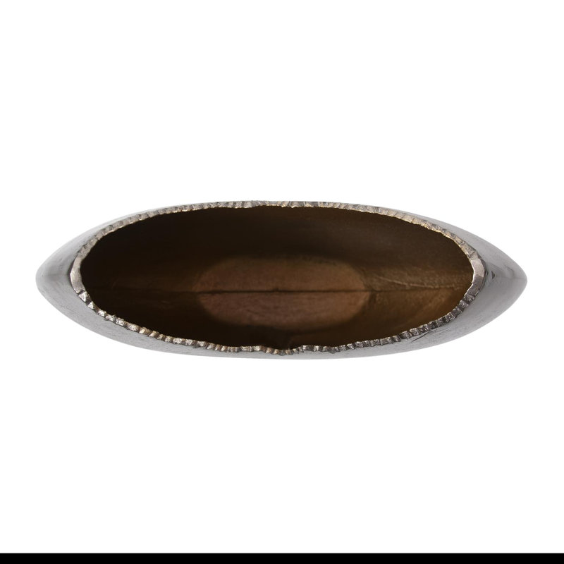 Baniff Jagged Edged Disc Vase- Medium, 13" H x 15.5" W x 5" D