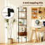 178 cm H x 43 cm W Ladder Bookcase