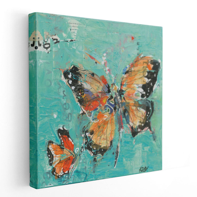Monarch II - reproduction d'art sur toile, H 12 po x l 12 po
