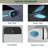 Rear Outlet Smart Toilet with Bidet Seat Built-in, Intelligent Toilet Auto Open/Close Seat, Foot Sensor, LED Display,Night Light, Warm Water & Dryer,White