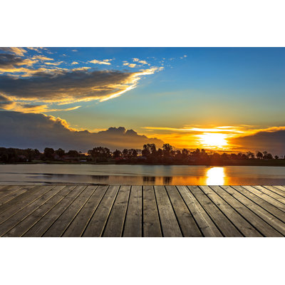 Wooden Pier - Photographie sur toile tendue