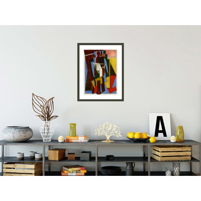 «Sived Man with Pipe» par Pablo Picasso, impression giclée sur cadre