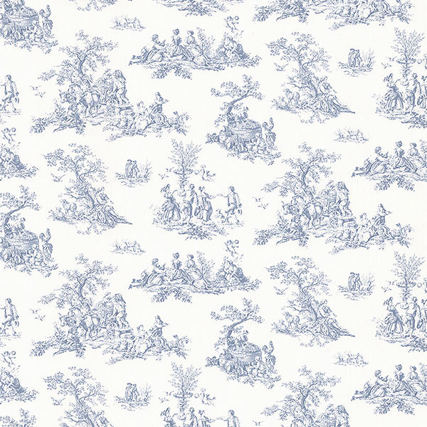 Petit papier peint 32,7 pi x 20,5 po Frisange, Bleu