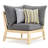 Paulet 9 Piece Sectional Seating Group With Sunbrella Cushion Covers-905535977