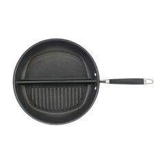 Fingerhut - Anolon Advanced Pewter 10 and 12 Nonstick Hard Anodized  Aluminum French Skillets Set