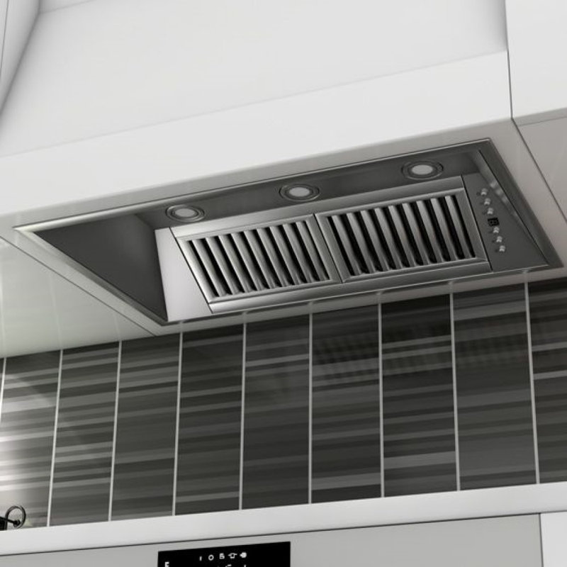 34" Stainless Steel Convertible Range Hood Insert