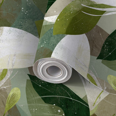 Papier peint auto-adhésif Nordic Botanical Floral Scandinavian Farmhouse Decor auto-adhésif et amovible 17,7 po x 118 po