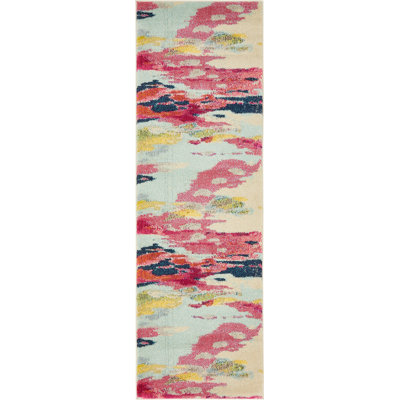 Roshan Washable Abstract Indoor Rug