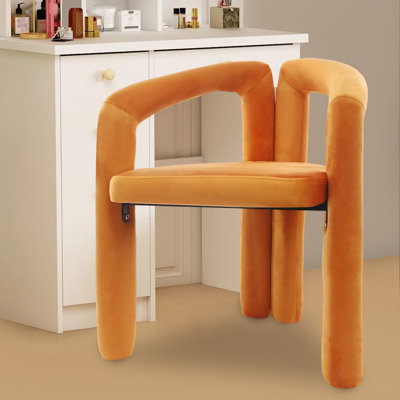 Modern Makeup Vanity Chair With Soft Cushion And Backrest, Makeup Chair For Bedroom, Dressing Room, Salons