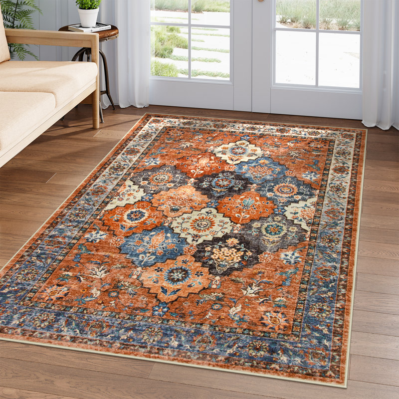 Tapis moelleux antidérapant Violia, Rectangle 5 pi x 7 pi