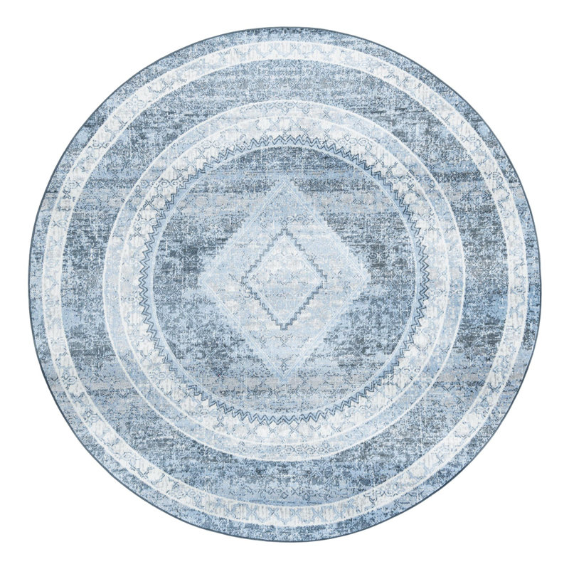 Massie Oriental Indoor Rug, Round 7'10"
