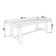 Morones Rectangular Dining Table in Solid Reclaimed Teak with Black Aluminum Legs