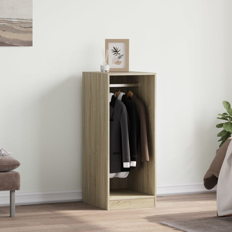 Wardrobe 48X41x102 Cm Engineered Wood, Sonoma Oak