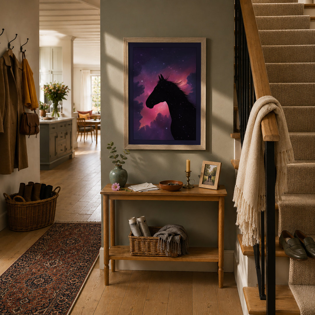 Cosmic Horse Fantasy - Framed Print