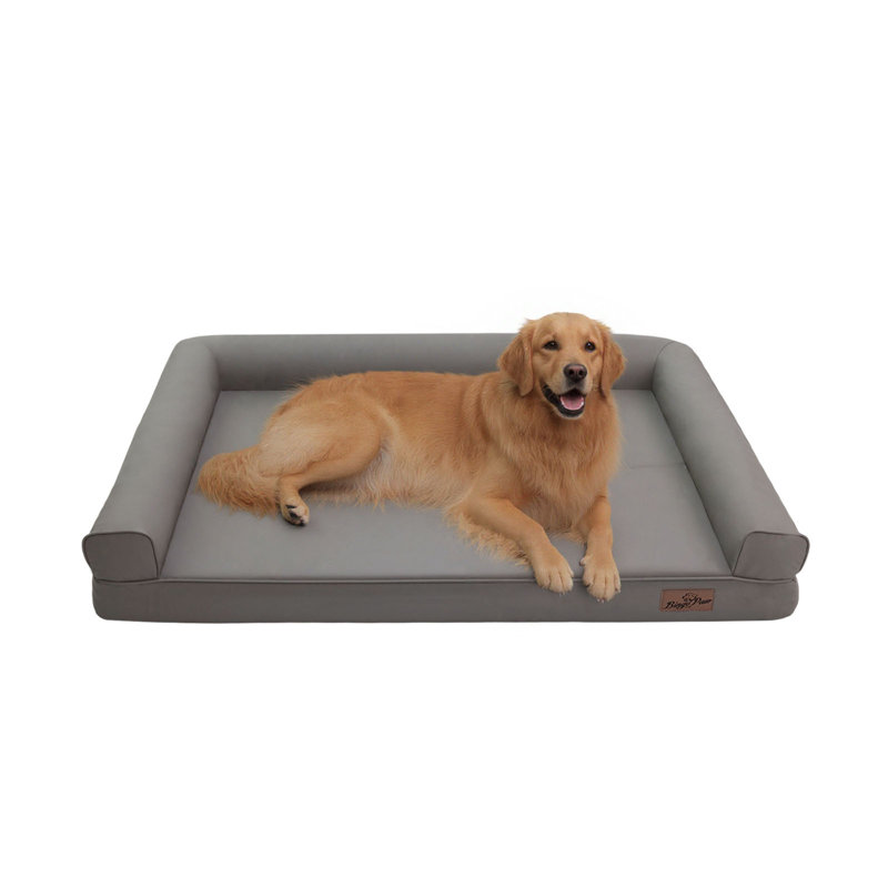 Pet Bed Bolster, 18cm H x 117cm W x 90cm D