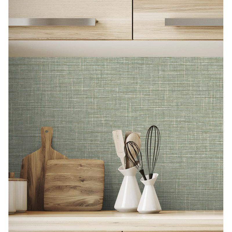 Tedlar Vinyl Matte Wallpaper Roll, Olive