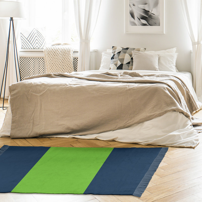 Tapis de la zone bleu football seattle, Non