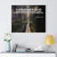 Shadow Of Death Psalm 23:4 - Wrapped Canvas Print-737841482