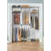 ShelfTrack 48" W - 72" W Closet System Starter Kit