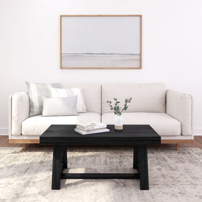Cathelyne Solid Wood Single Coffee Table