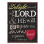 « psalm 37:4 », art textuel sur toile tendue-31871618