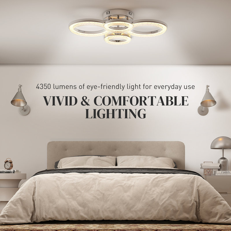 4 - Light Silver LED Pendant
