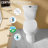 21" Extra Tall Toilet for Seniors, 1.1/1.6 GPF Dual Flush Elongated Two Piece Toilet, MAP 1000g, White-111650071