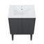 Meuble-lavabo autoportant 24 po Bosse en chêne noir avec comptoir à 3 trous-121676152-105940854-105940855