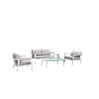 4 Piece Sofa Seating Group with Cushions by Latitude Run