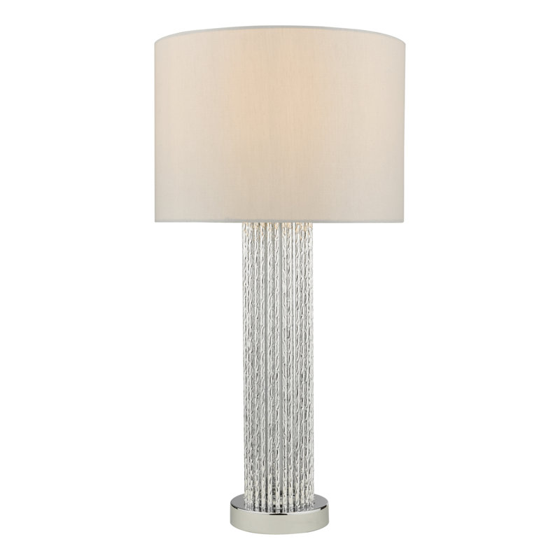 Ciaran Metal Table Lamp, Polished Chrome