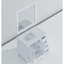Meuble-lavabo l 36 po x P 22 po, comptoir blanc décalé à gauche et miroirs 34 po-1753502920